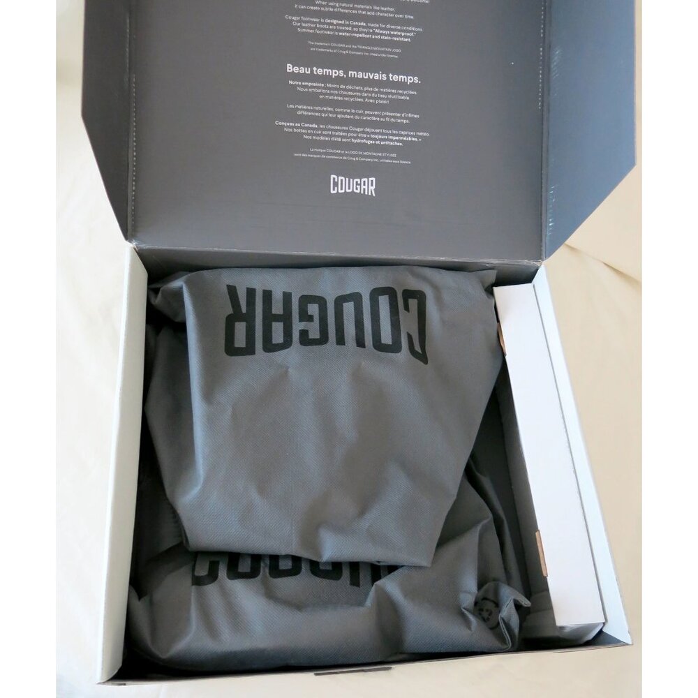 NWT in Box COUGAR Villa Cream Real Leather Waterproof PrimaLoft Boots - 7 - Picture 7 of 16